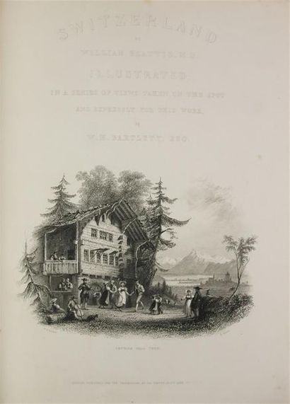 null BAETTIE (W). LA SUISSE PITTORESQUE. Londres, Vitrue, 1836.

2 volumes in-4°,...