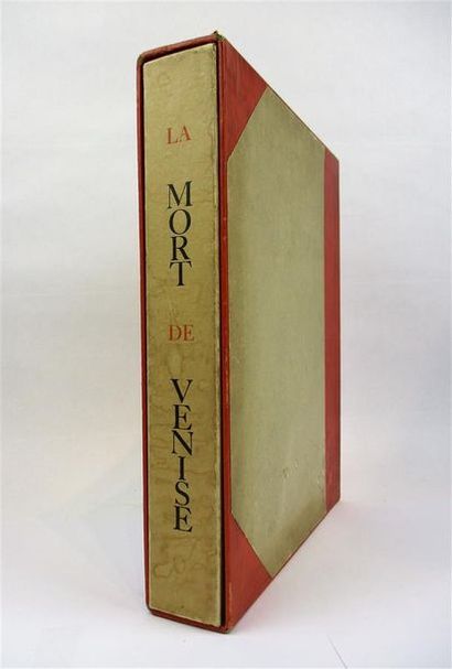 null BARRÈS (Maurice). La Mort de Venise. Lyon, Cercle Lyonnais du Livre, 1936. In-folio,...