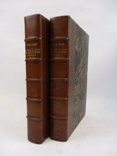 null FOREL. VOYAGE AU PAYS DES SCULPTEURS ROMANS. Paris, Champion, 1913.

2 volumes...