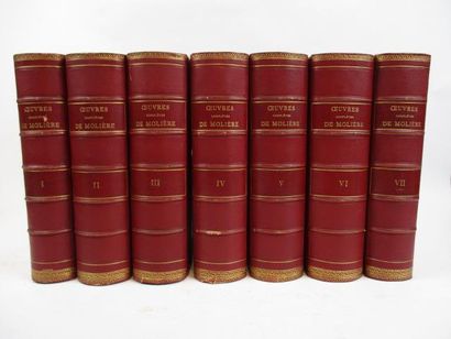 null MOLAND (L). ŒUVRES COMPLETES DE MOLIERE. Paris, Garnier, 1863-64.

7 volumes...