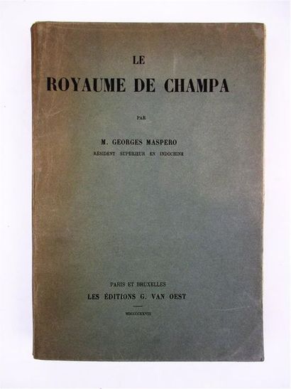 null MASPERO (Georges). Le Royaume du Champa. Paris et Bruxelles, Van Oest 1928....