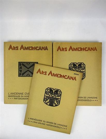 null NORDENSKIOLD – DEBENEDETTI. Ars Americana. I) L'Archéologie du bassin de l'Amazone....