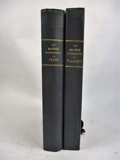 null GUILMARD (D). Les Maîtres ornemanistes. Paris, Plon, 1880. Un volume et un atlas...
