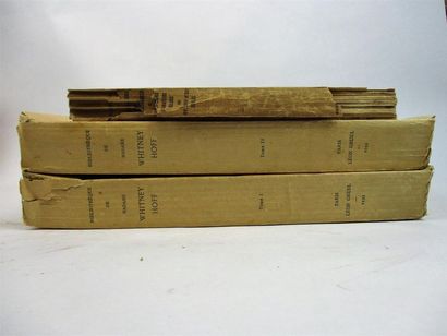 null HOFF (Whitney). Bibliothèque de Madame W. Hoff. Paris, Gruel, 1933. 2 volumes...