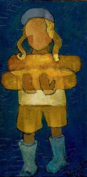 Louis TOFFOLI (1907-1999) L'enfant de Jérusalem
Huile sur toile, signée en bas à...
