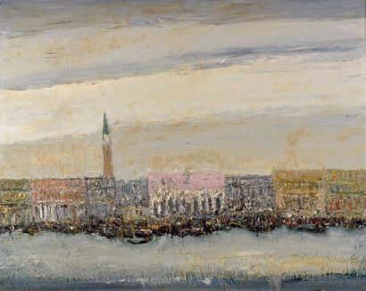 Michel MALY (né en 1936) Venise, le Grand Canal
Huile sur toile
H. 73 cm - L. 92...