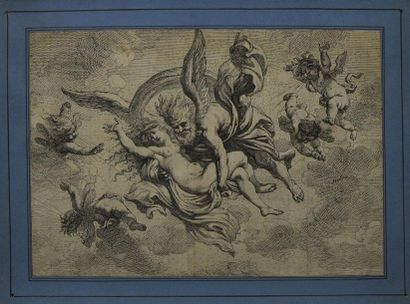 null Stefano MULINARI (1741 - 1790) Deux planches du recueil "Disegni originali......