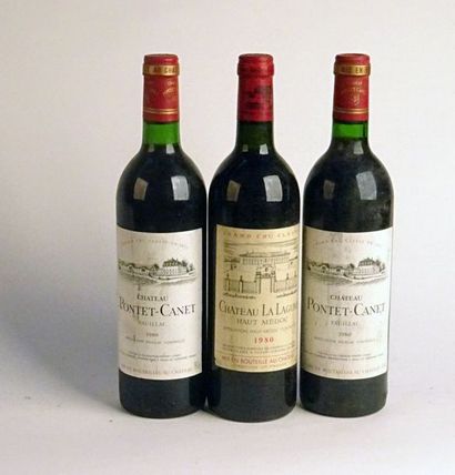 null 2 B CHÂTEAU PONTET CANET (e.t. légères + 1 accroc) GCC5 Pauillac 1980
1 B CHÂTEAU...