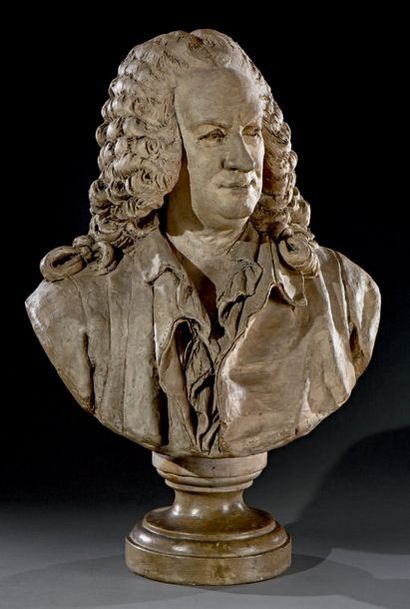 D'après un modèle de Jean-Jacques CAFFIERI (1725-1792) Portrait de Jean-Baptiste...