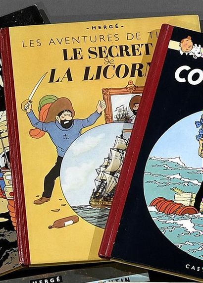 null HERGE TINTIN 11. Le secret de la Licorne. B1. Casterman 1946. Dos rouge. Superbe...