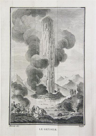 TROÏL (Uno de). LETTRES SUR L'ISLANDE.
Paris, Imprimerie de Monsieur, 1781. In-8...