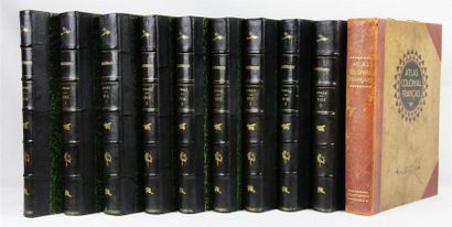 null ILLUSTRATION (L'). 1914-1918.
9 vol. in folio demi-chagrin noir, dos à nerfs...