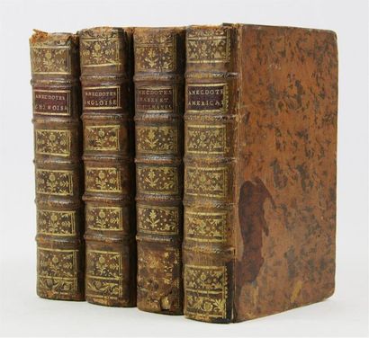 [DELACROIX -HORNOT- CASTILHON]. ANECDOTES AMÉRICAINES - CHINOISES - ANGLOISES - ARABES.
Paris,...