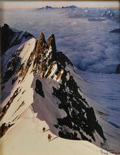 null Pierre TAIRRAZ (1933-2000) et divers Col de la Fourche, arête sud-est du Mont...