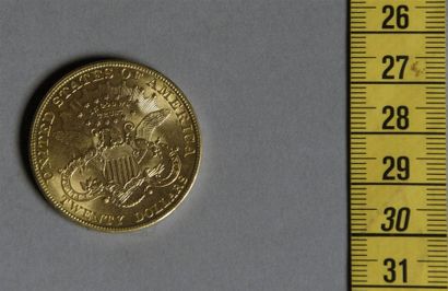 null ETATS UNIS Une pièce en or de 20 dollars Double eagle, 1907 Poids 33,3 g ***...