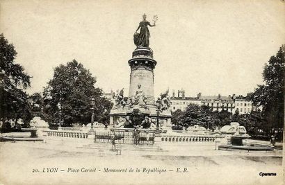 null A. HIRCH (Architecte en chef de la ville de Lyon, 1828-1913), sur un projet...