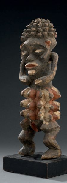 null Statue Tadep (?) Mambila - CAMEROUN
Bois
H. 38 cm

Provenance
Alain de Monbrison,...