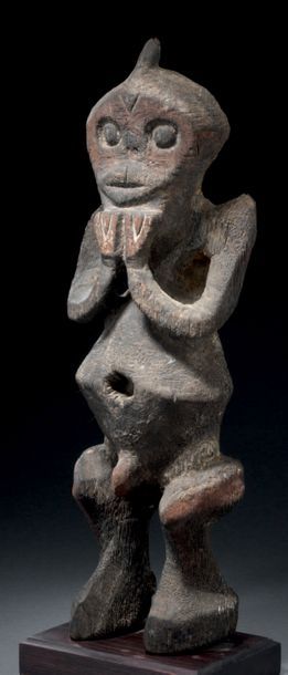 null Statue Tadep (?) Mambila - CAMEROUN
Bois
H. 47 cm

Provenance
Martial Bronsin,...
