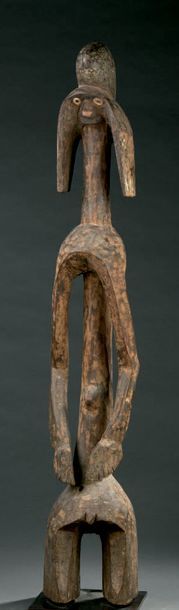 null Statue Mumuye - NIGERIA
Bois
H. 110 cm

Provenance
Collection Jean-Michel Huguenin,...