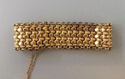 null Large bracelet en or jaune 750 millièmes
L. 18,5 cm
Poids 19,8 g RP