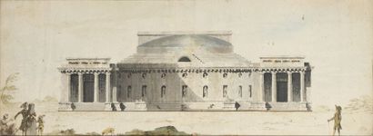 null Ecole ITALIENNE de la fin du XVIIIe siècle

Projet de théâtre néoclassique,...