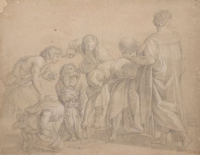 null Etienne PARROCEL (1696 - 1775)

Euclide et ses élèves, d'après Raphael

Pierre...