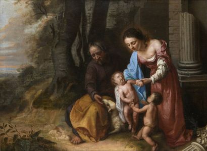 null Jacob Van OOST le Jeune (1637-1713)

La Sainte Famille

Huile sur toile rentoilée,...