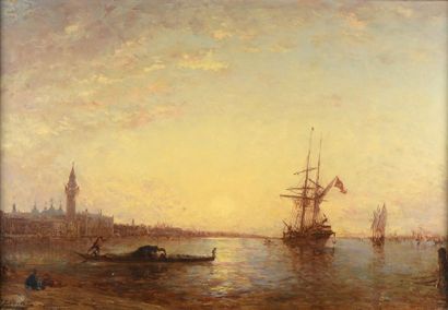 null Félix ZIEM (1821-1911)

Vue de Venise 

Huile sur toile signée en bas à gauche...