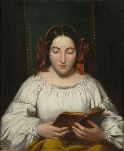 null Ecole FRANCAISE du XIXème siècle

Jeune femme lisant un livre

Huile sur toile

H....