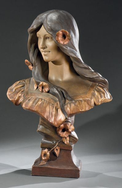 A. de REMIÈRE (XIXe-XXe) Sculpteur & Friedrich GOLDSCHEIDER (1845-1897) - Éditeur...