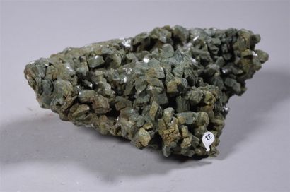 null HEULANDITE NASIK INDES (16cm) TRES BELLE COULEUR VERTE INHABITUELLE