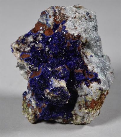 null AZURITE TAZALAGHT SOUSSE MAROC (11cm)