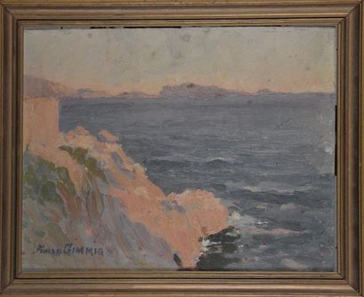 null Pierre GIMMIG (1877-1942)
Marseille, la corniche et les Alpilles
Deux huiles...