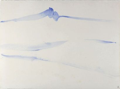 Olivier DEBRE (1920-1999) Sans titre
Aquarelle sur papier montée sur carton, monogrammée...