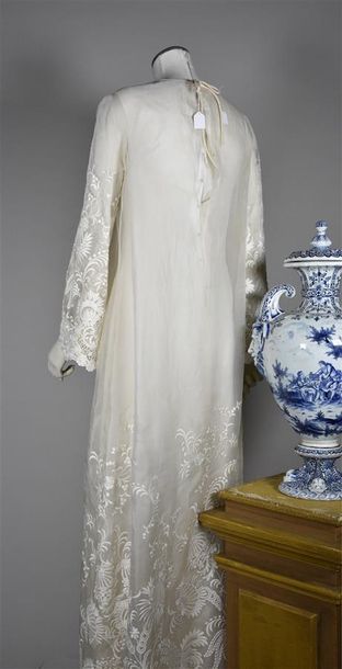 null CHRISTIAN DIOR Haute Couture Printemps Eté 1967 par Marc Bohan, n°I34507. Robe...