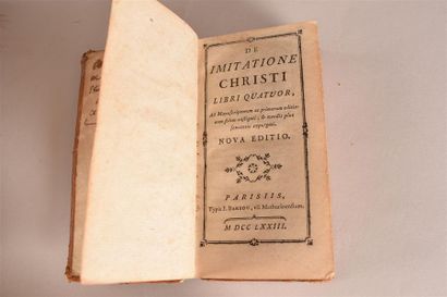 null Un lot de 33 livres anciens et du XIXe siècle Dont Almanach de Gotha (1828),...
