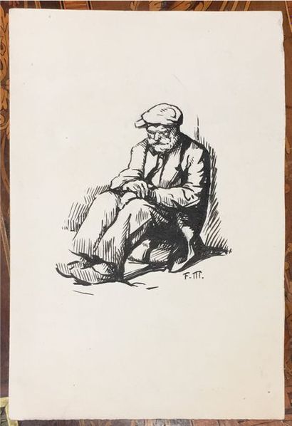Eugène VILLON (1879-1951) Arte & Veritas, nous sommes les plus beaux, 49 Caricature...