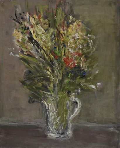 Attribué à Erich SCHMID (1908-1984) Bouquet de fleurs
Huile sur toile
61 x 50 cm