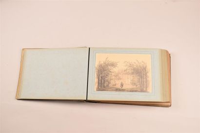 null Album amicorum du XIXe siècle de 97 pages dont une vingtaine de pages vierges
Ensemble...