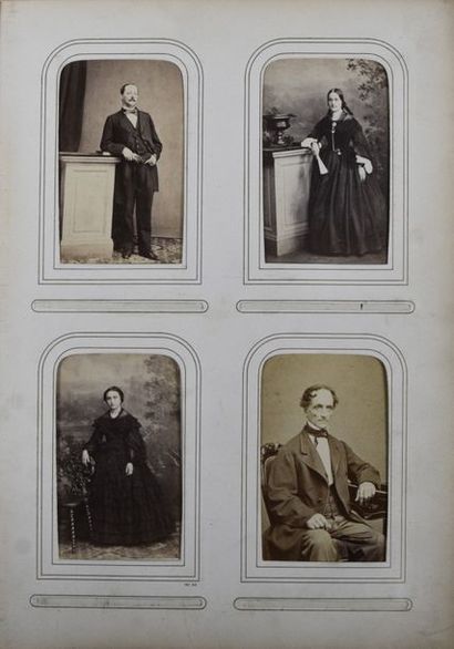 VICTOIRE, photographe Lyonnais Portraits 1860-1900
Très important ensemble de tirages...