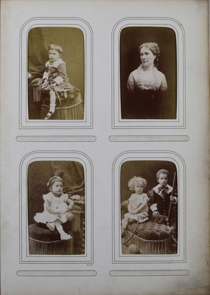 VICTOIRE, photographe Lyonnais Portraits 1860-1900
Très important ensemble de tirages...