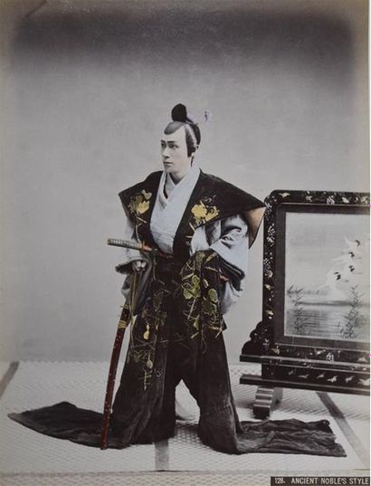 null Japon, fin du XIXe siècle
Superbe album comprenant 50 tirages albuminés très...