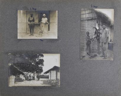 null Indochine, Congo et Cameroun, 1920
Intéressant album d'une famille de colons,...