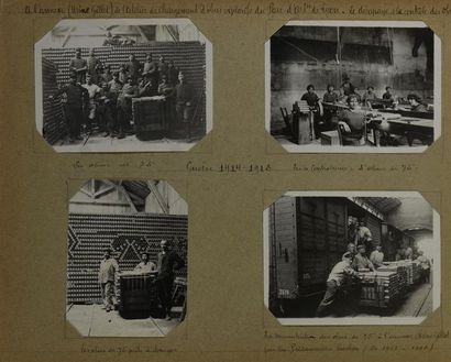 null Grande Guerre 1914-1918, Parc d'Artillerie de Lyon
Rare et superbe album de...