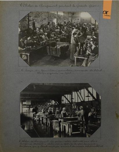 null Grande Guerre 1914-1918, Parc d'Artillerie de Lyon
Rare et superbe album de...