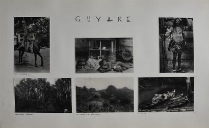 null Guyane, années 1950
Rare recueil amateur d'un périple réalisé dans les années...
