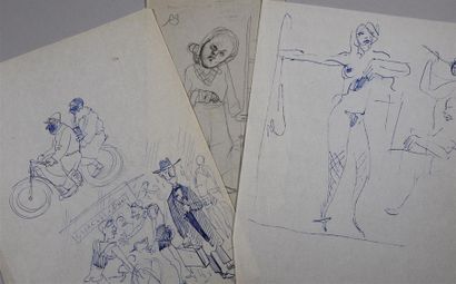 Roger Parry (1905-1977) Oeuvre graphique 1930/1970
Fort lot d'environ 35 dessins...