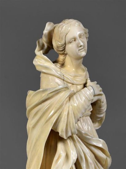 null Ecole du Sud de l'Italie, XVIIIème siècle
Vierge du calvaire Statuette en fort...