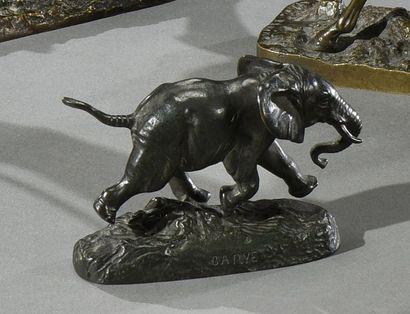 null Antoine-Louis BARYE (1795-1875)
Éléphant du Sénégal Bronze (le plus petit modèle)...