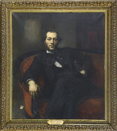 Anthony TRONCET (1879-1939) Portrait du docteur Louis Dirigouin, cousin germain de...